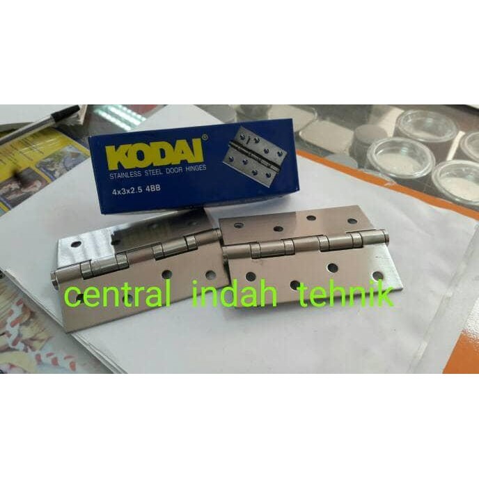 ENGSEL PINTU KODAI 4" 4 INCH STAINLESS STEEL