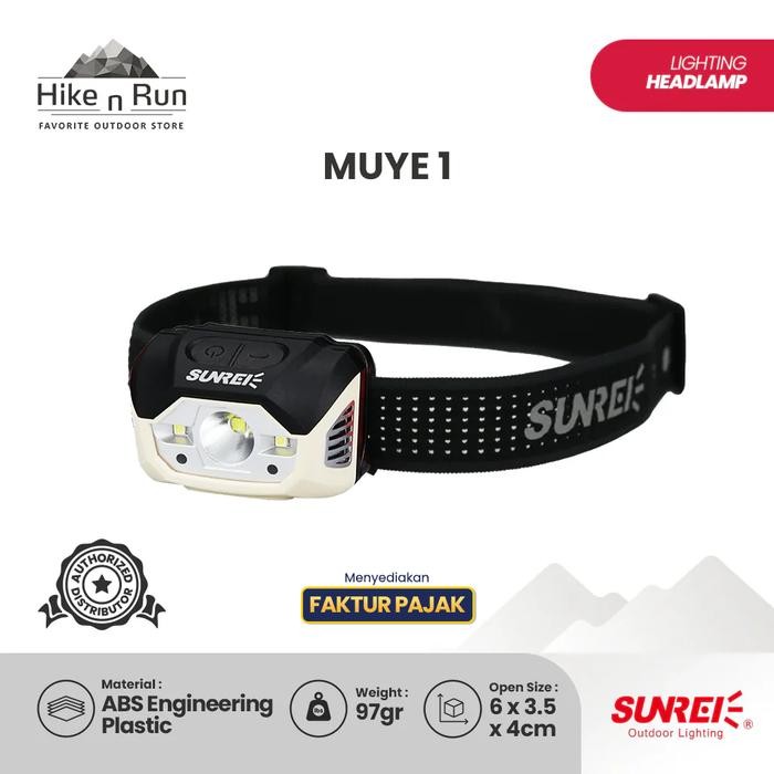 Ready Lampu Kepala Sunrei Headlamp MUYE 1