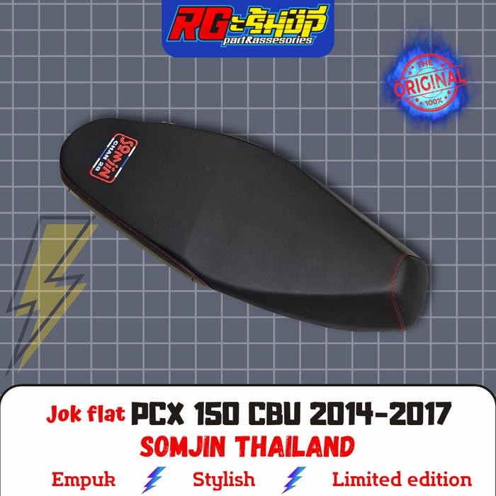 Jok Slim Flat Honda Pcx 150 Cbu 2014 2017 Somjin Thailand