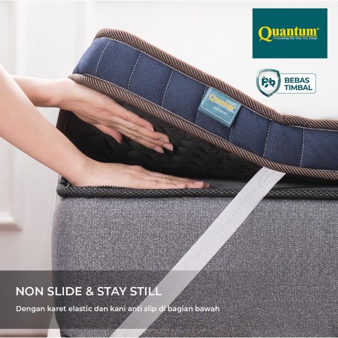 Quantum Natural Latex Topper 180x200 cm Mattress Topper Kasur Box