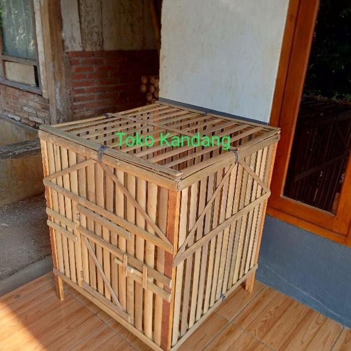 KANDANG AYAM BANGKOK BAMBU LIPAT RAKITAN
