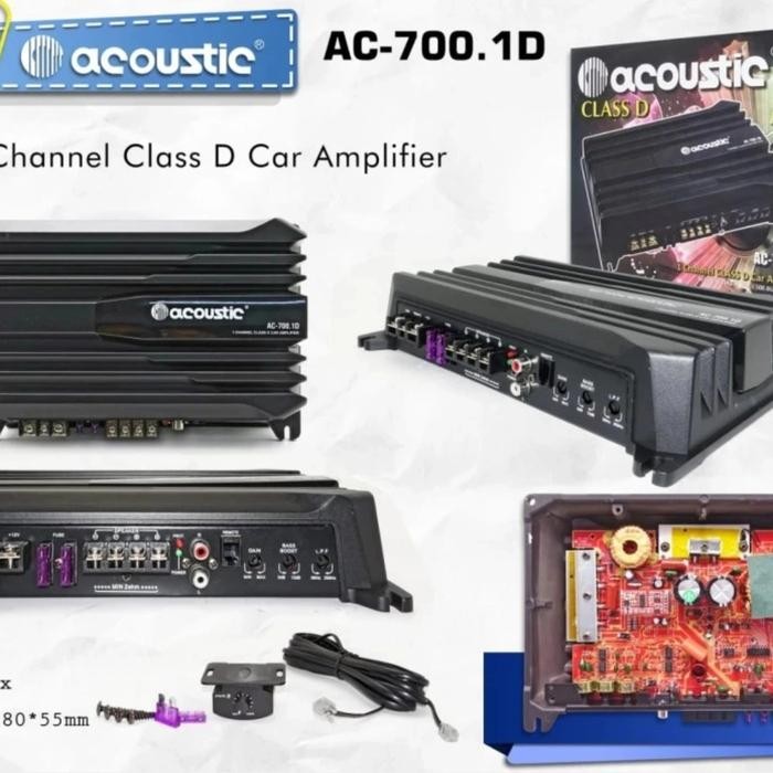 MONOBLOCK ACOUSTIC AC 700.1 D POWER MONOBLOK ACCOUSTIC AC 700 1D