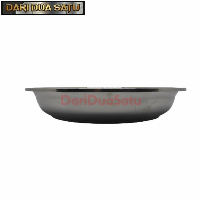 FCR0  Piring Makan Kitchen Plate Stainless 24 Cm