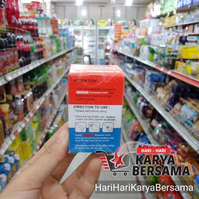 

SNOWMAN TINTA PERMANENT BLACK REFILL