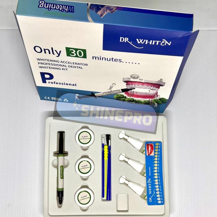 j5uc- Bleaching Kit Dr. Whiten Bahan Pemutih Gigi Whitening Teeth