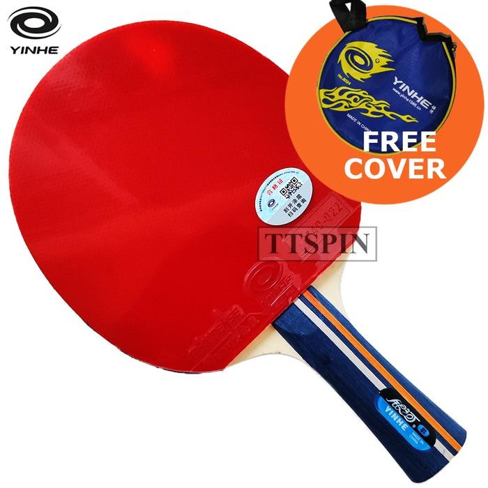 fb17- Yinhe Premade Bet Pingpong Rakitan Raket Blade Tenis Meja Bat Karet