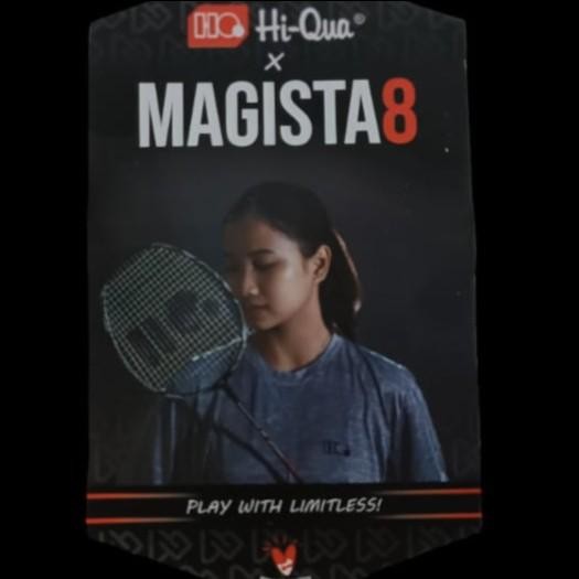 HI QUA RAKET BADMINTON MAGISTA 8 SERIES RAKET LOKAL VIRAL