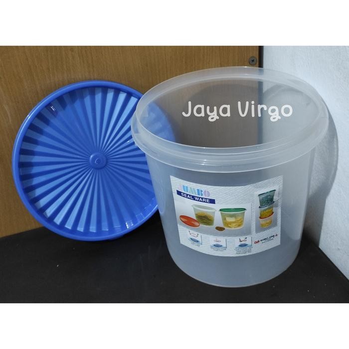 Toples kerupuk 5L / toples plastik / tempat kerupuk / toples emping