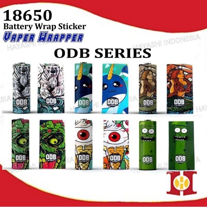 (Expert) 18650 Battery Wrap Sleeve PVC Plastik Cover Baterai Batere Batre ODB