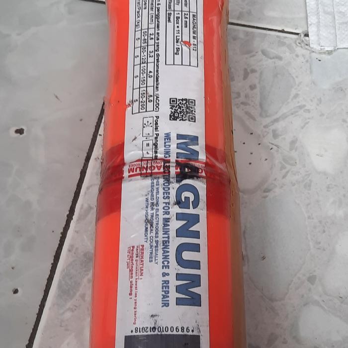 KAWAT LAS MAGNUM PROBLEM STEEL M512 UKURAN 26MM perkg