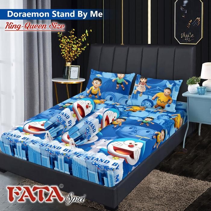 Rds - Fata Sprei Doraemon King 180X200X20, Queen 160X200X20, Single 120X200X20, 100X200X20 &