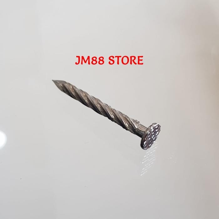 Terlaris Paku fiber kapal stainless steel / Paku ulir stainless / Paki ulir kayu tembok stainless -