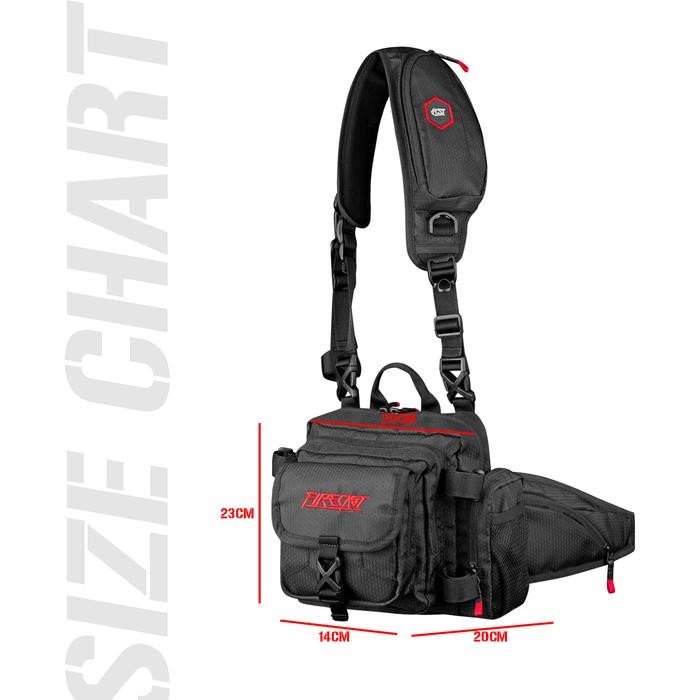 Tas Pancing Tas Joran Firecast RIPR Sling bag