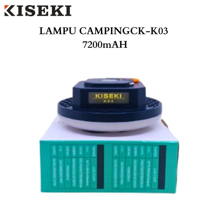 Terlaris Kiseki Lampu Camping CK-K03 Kapasitas Baterai 7200mAH 60*0,5 LED Module Lampu Dinding