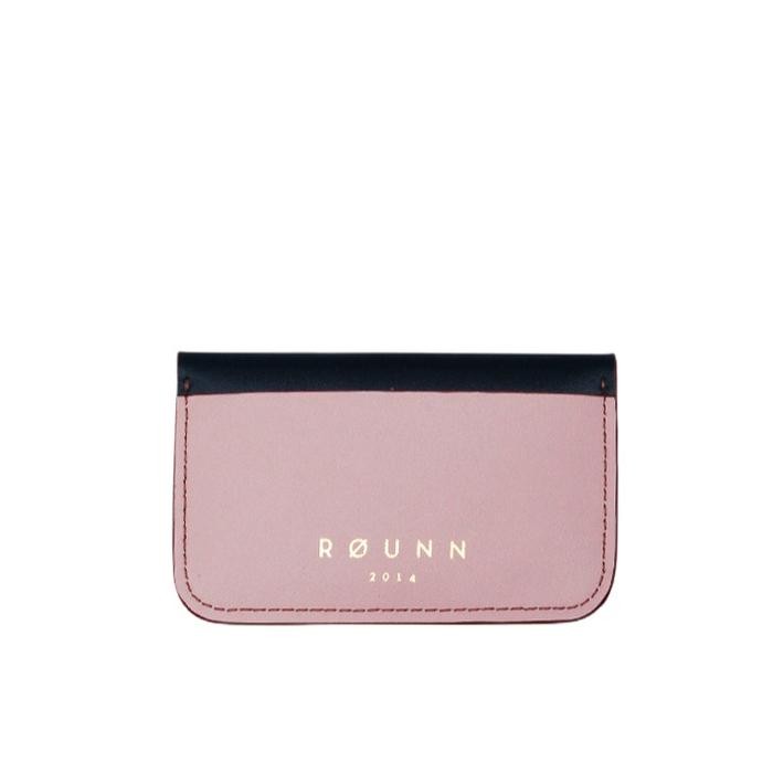 ROUNN Mini Wallet Mini Wallet Dompet Wanita Kartu Card Holder Kulit Asli