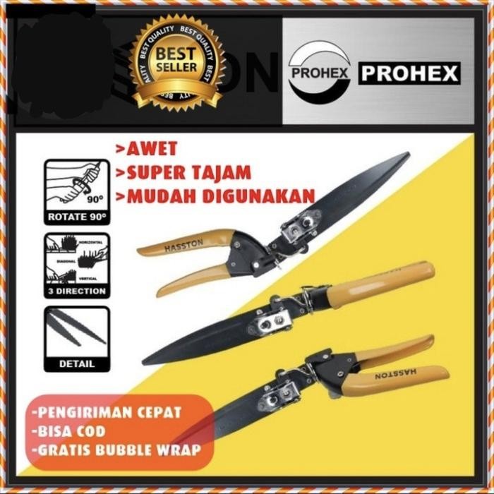 Gunting Rumput 3 Posisi Haston Prohex