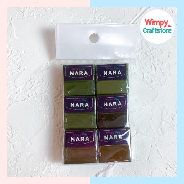 ffy3- Paket Nara Clay Bahan Polymer Clay Bahan Clay