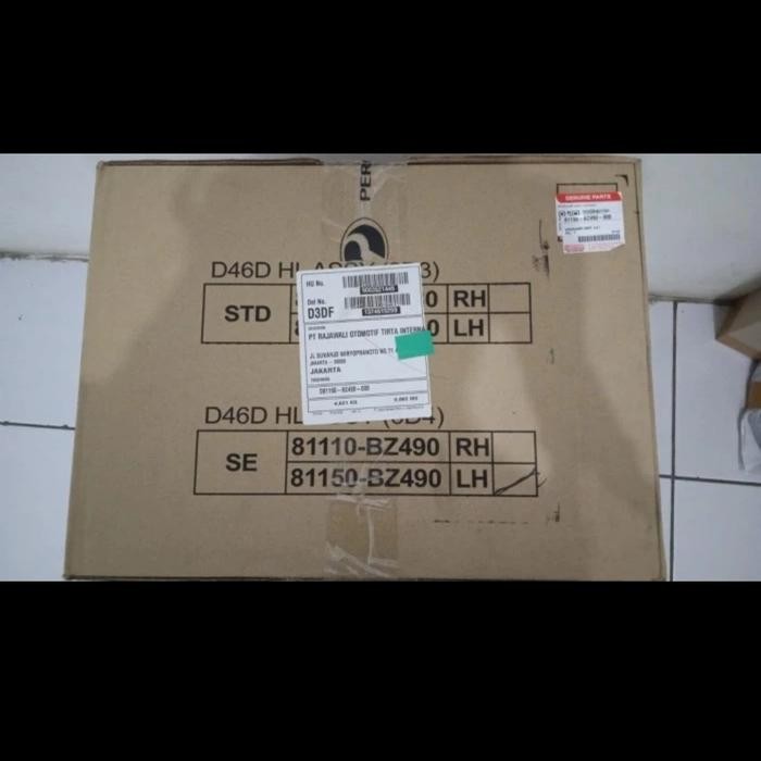 PRODUK head lamp kiri sirion 15-18 ori