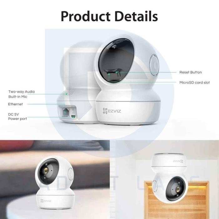 x3ad- Cctv Ezviz C6N 1080P Smart Ipcam Home Dome Camera