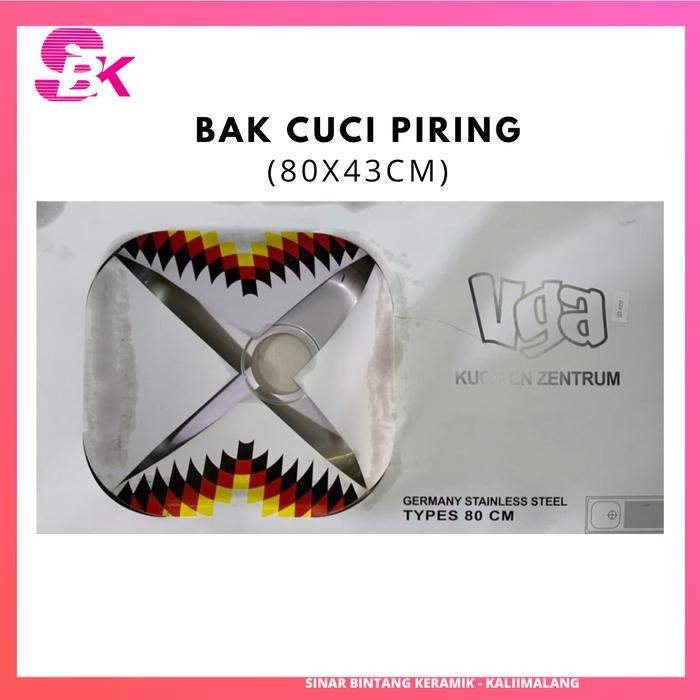 Bak Cuci Piring VIEGA 80X43 CM