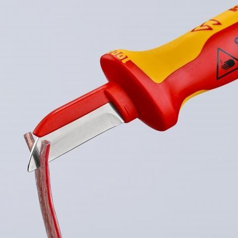 KNIPEX Pisau Pemotong Kabel Listrik VDE 98 54 Knipex Cable Knife