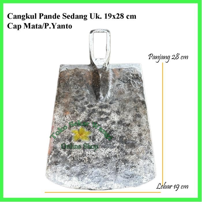 InstanMohonChat- Cangkul Sawah Full Baja (Tembus) Asli Produk Blitar Cap Mata / Mripat