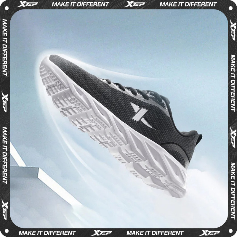 Xtep Running Shoes For Men 2021 Summer Lightweight Men'S Sports Shoes Cushioning Jogging Breathable
