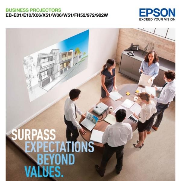 Jkt Proyektor Epson Eb-E01 Ebe01 Eb E01 Xga Pendamping Eb-E500 Eb E500 Terlaris