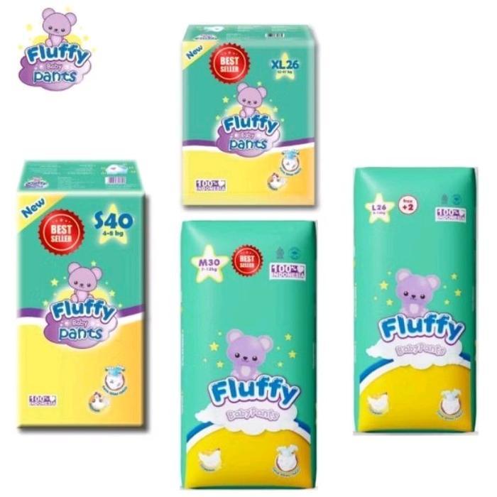 Promo Pampers / Popok Anak Fluffy Baby Pants Best Seller Xl26 & M30 & L34 Tersedia Dengan