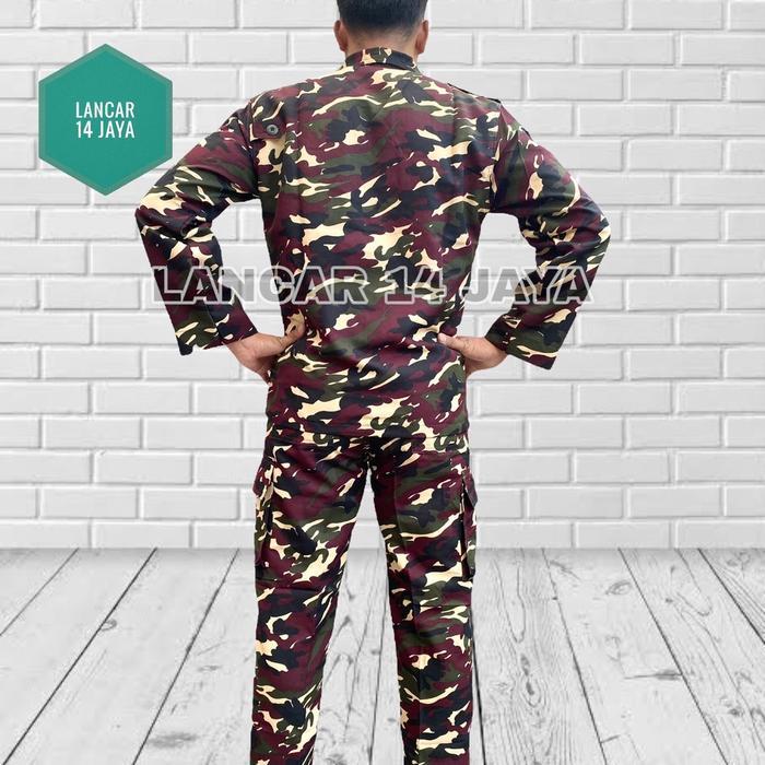 Baju Banser Seragam Pdl Banser Doreng Nasional Atribut Banser Terlaris