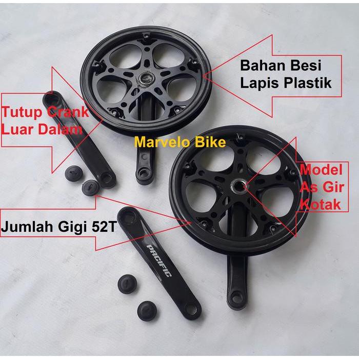 Baru Crank Pacific 52T Single Speed