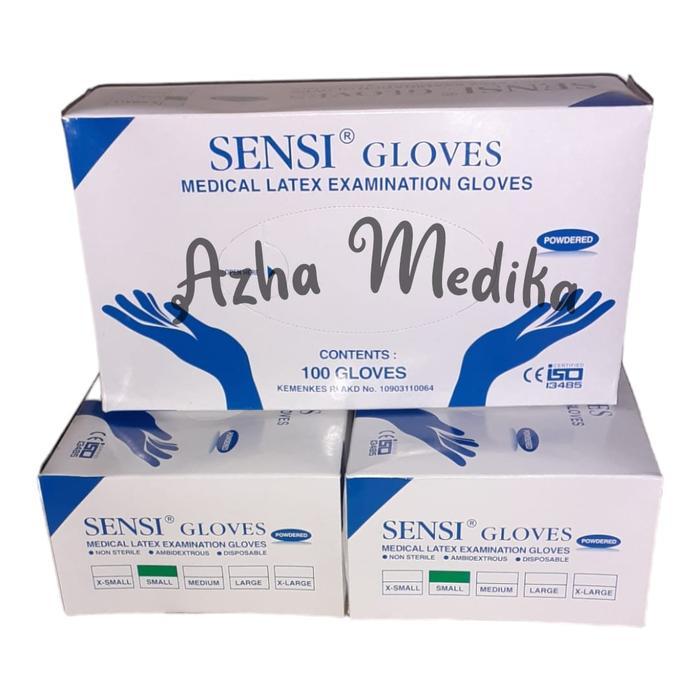 SARUNG TANGAN KARET SENSI / HANDSCOON SENSI / SENSI GLOVE