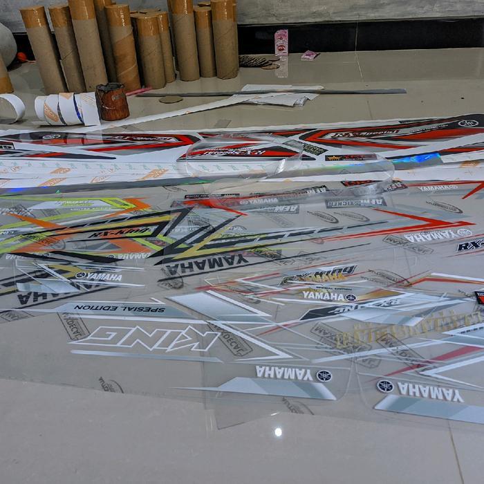 Promo Striping Rx King Transparan Striping Rx King 2005 Transparan Striping Rx King Motorcycle