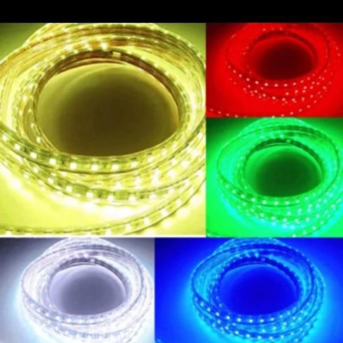 lampu selang bulat outdoor paket 10m 10 m led strip bulat pohon