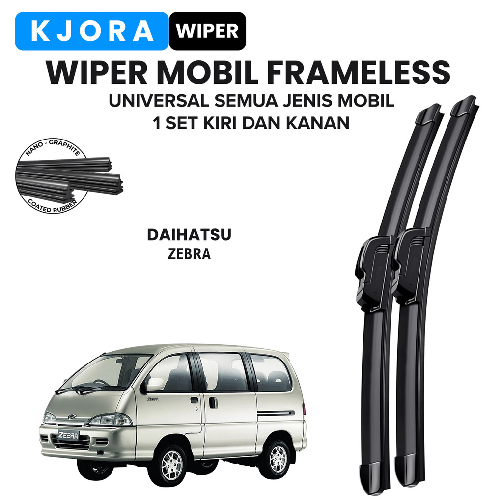 Wiper Daihatsu Zebra Frameless Kaca Depan Mobil
