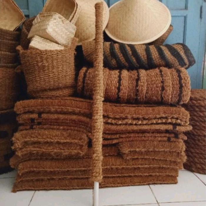 PROMO Turus sabut kelapa 100 cm, turus 1 meter