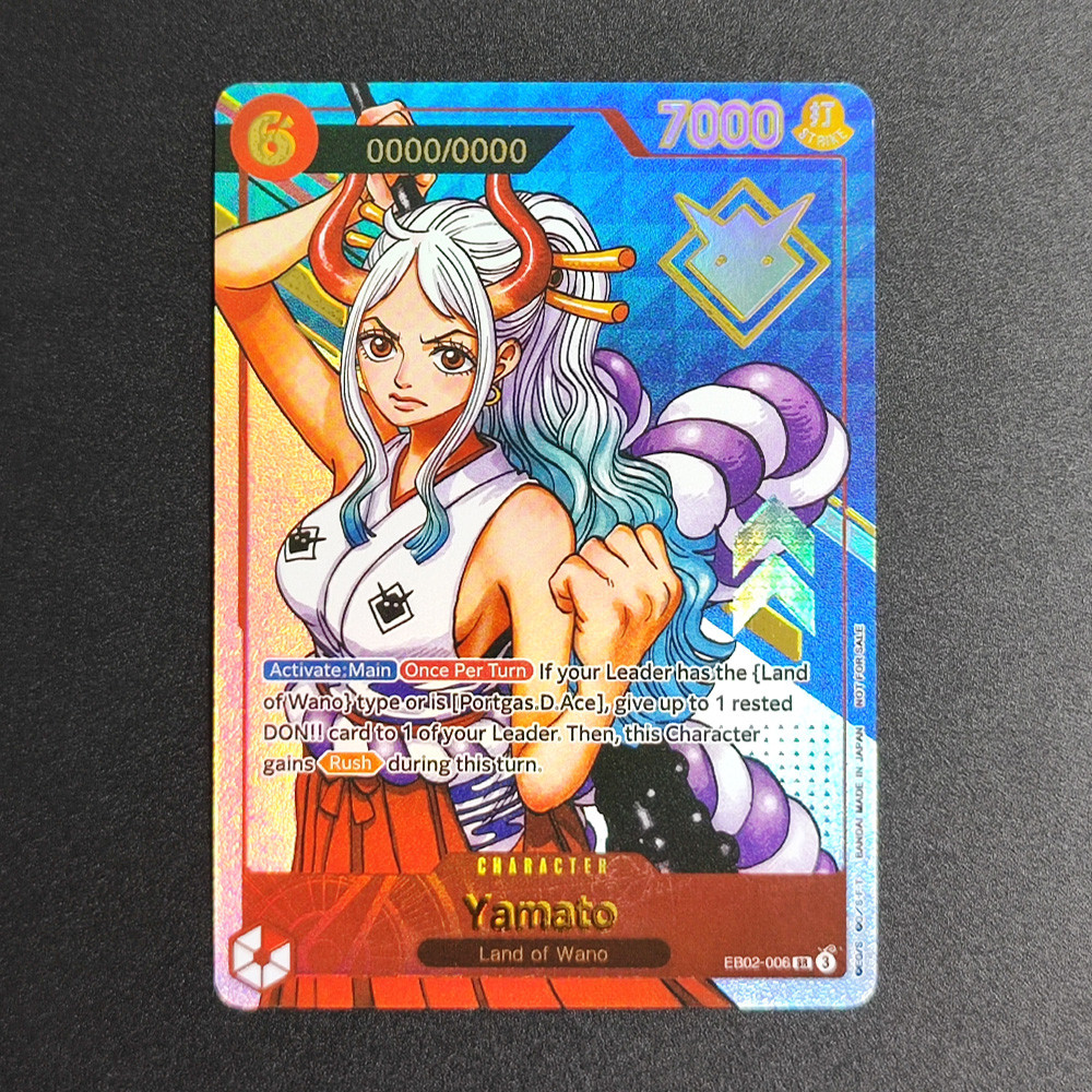 Proxy One Piece Serial Card EB02-006 Yamato Luffy EB04-061 serial championship prize card TCG Game