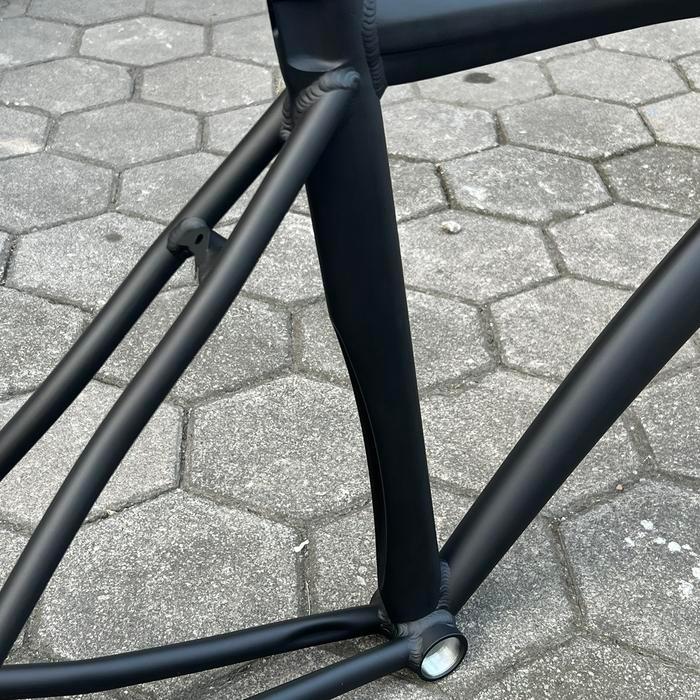 Frame Fixie Pipih Aero Hitam Alloy 700C Pco Pro Original 51 Alluminium