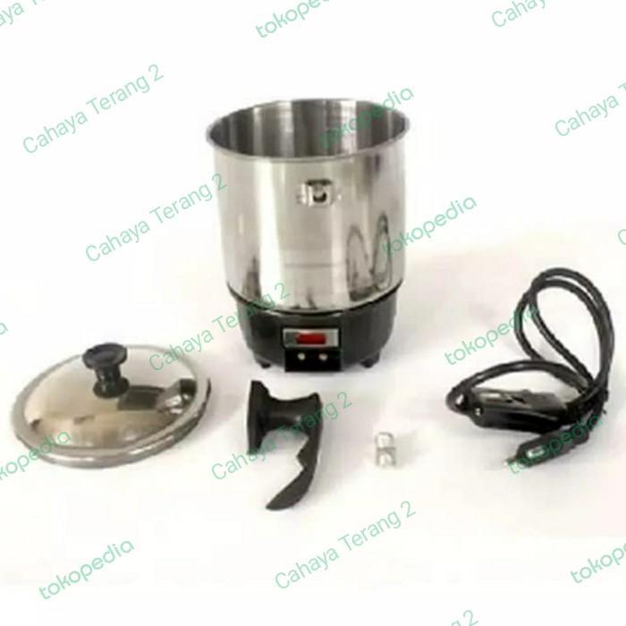 Teko Pemanas Air Listrik 12cm / Mug Listrik Stainless Steel