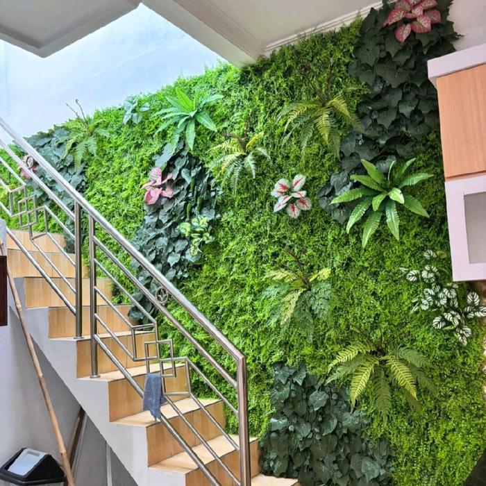 vertical garden artificial - vertical garden sintetis - vertikal garden sintetis
