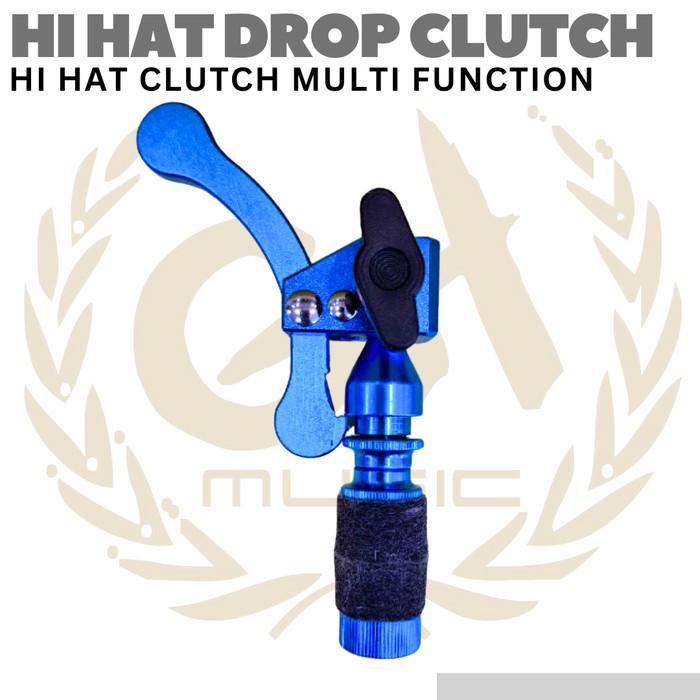 HI HAT CLUTCH Lock Drop Cymbal | Kunci Simbal Drum - BLUE
