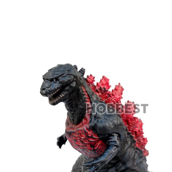Shin Godzilla - Action Figure Miniatur Pajangan Mainan Kaiju Monster Godzila Sin Gojila Merah Karet