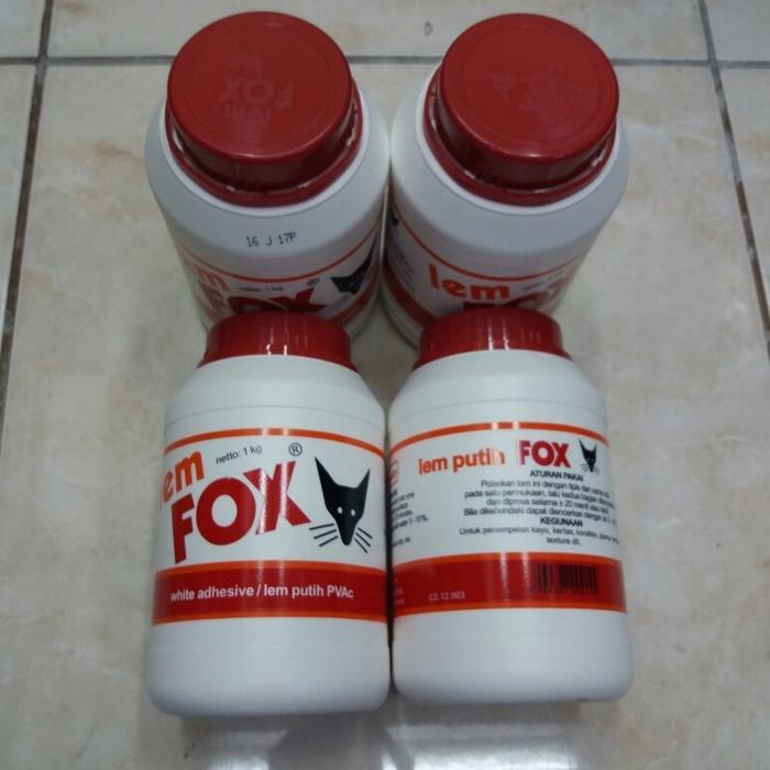 Lem Fox Putih 1Kg / Lem Kayu Putih Fox / Lem Putih Terbaru