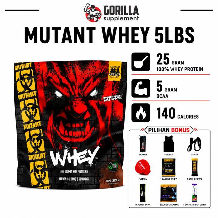 MUTANT WHEY Protein 5lbs 100% Whey protein