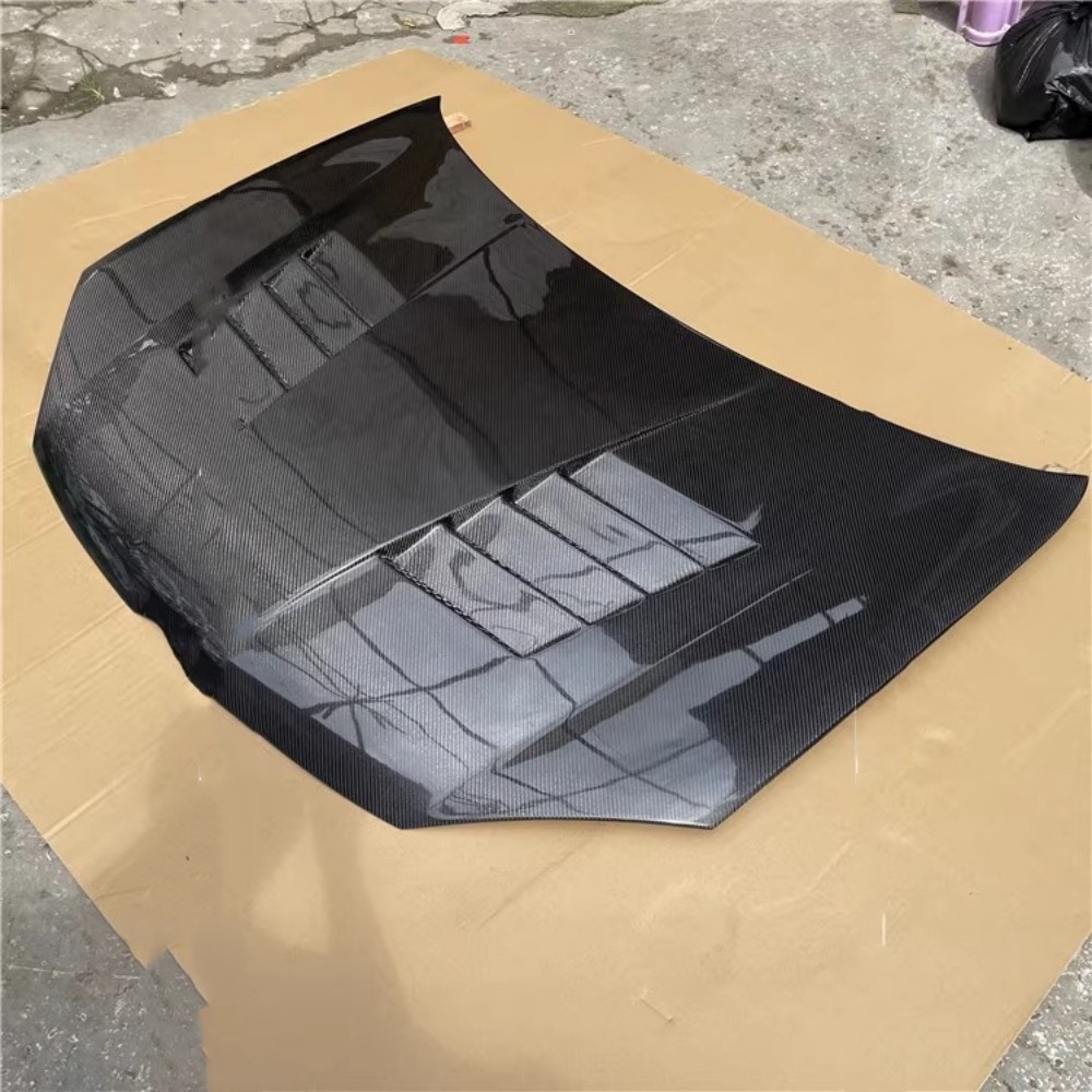 FOR VOLKSWAGEN VW GOLF 5 MODIFIED CARBON FIBER CAR ENGINE HOOD ENGINE COVER SURROUND AUTO