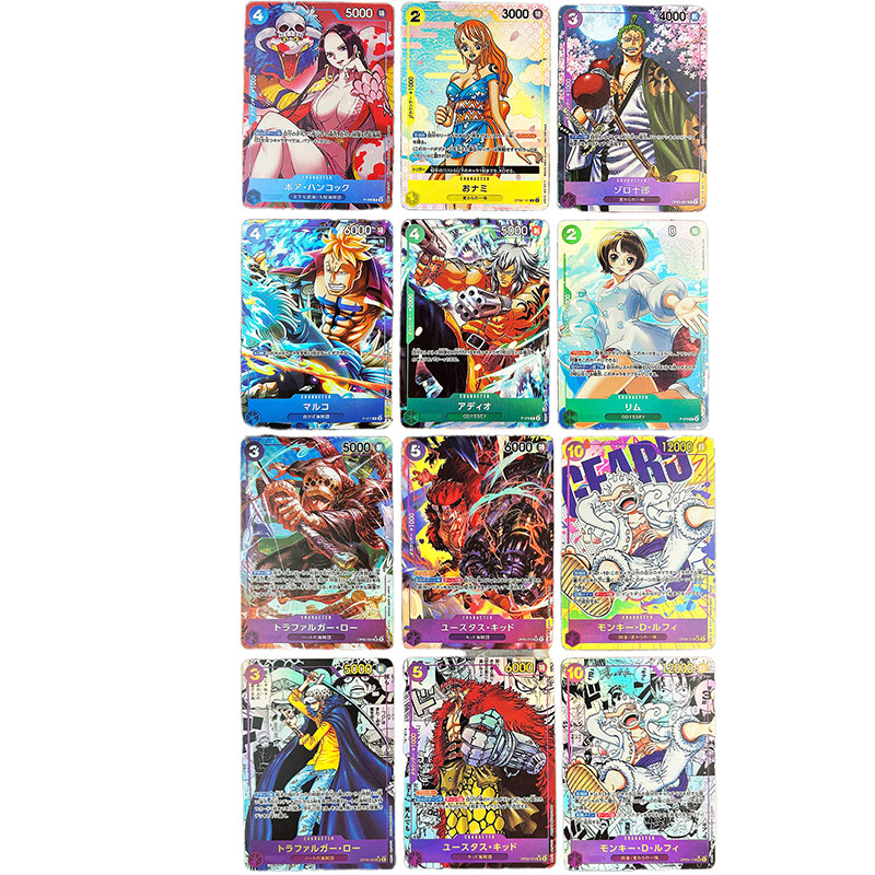 Anime Cards One Piece OPCG OP05 Nika Luffy Don Ace Sabo Boa Hancock Law Nami Zoro Replica Japanese