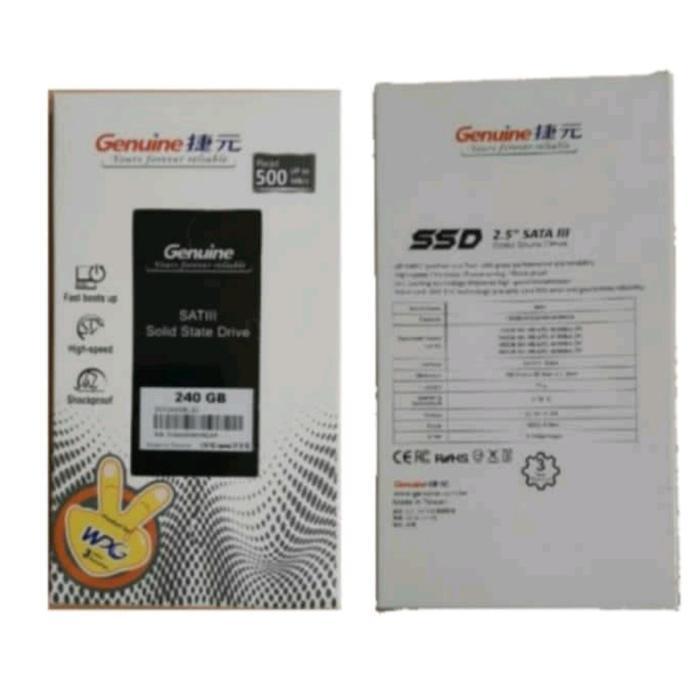 SSD Genuine 240GB Sata III 2.5"