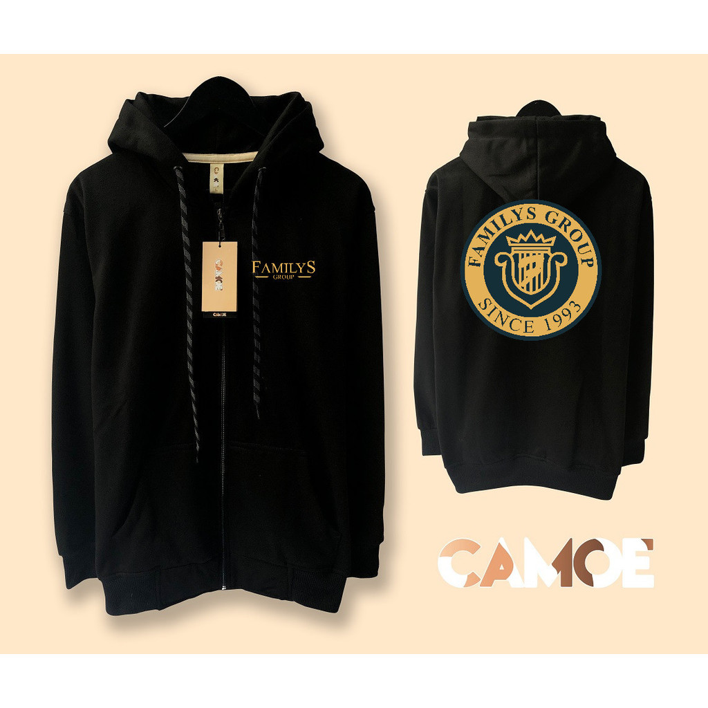 Jaket Hoodie Zipper Familys Gruop Since 1993