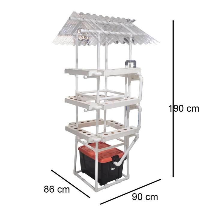 Bisa Termin Jirifarm Paket Starterkit Nft Menara 60 Lt Atap Solartuf