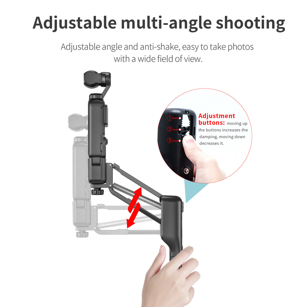 Handheld Camera Anti Shake Holder Z-axis Bracket Holder Stabilizer For DJI Osmo Pocket 3 Accessories